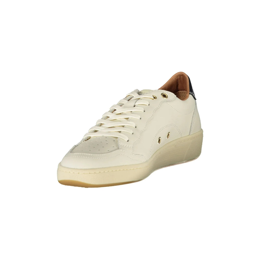 BLAUER Sneakers Donna Bianche con Lacci e Dettagli a Contrasto Nero