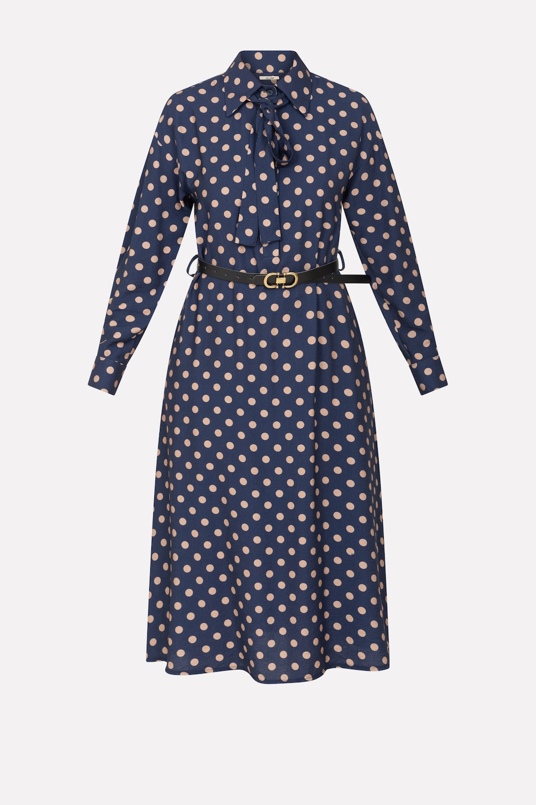 Abito pois con cintura elegante e alla moda