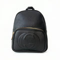 Zaino Pelle PU Nero MS-2417