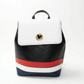 Disney Zaino In Pelle PU Tricolore Con Motivo Mickey Mouse Ideale Per Uso Quotidiano