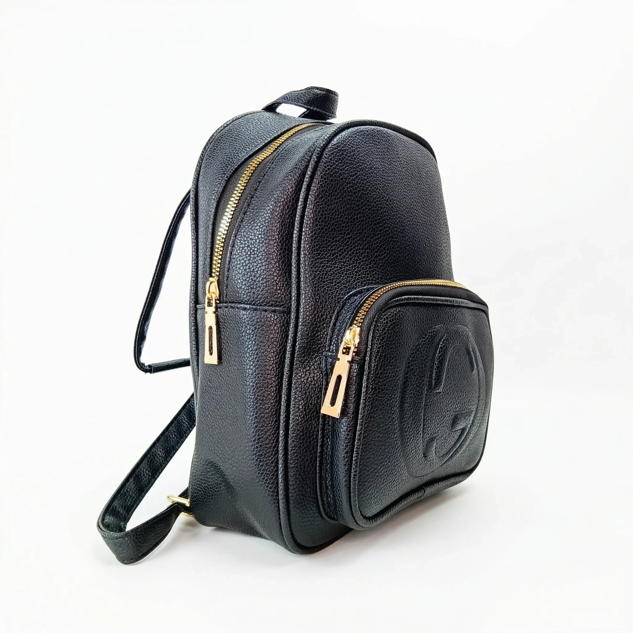 Zaino Pelle PU Nero MS-2417