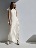 Abito Lungo Donna Senza Maniche Estivo – Vestito Elegante e Casual