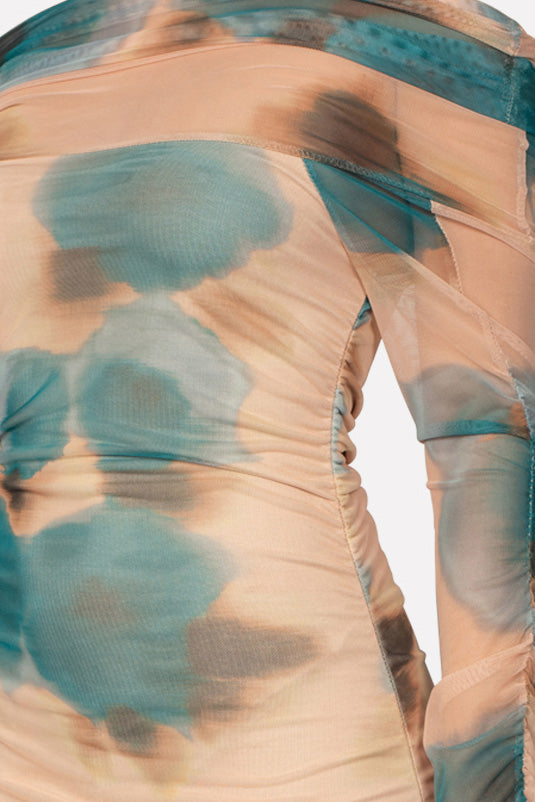 Abito tulle fantasia fiori No-nà - Eleganza e Stile con Abito Tulle Fiori