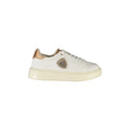BLAUER Sneakers Donna Bianche con Lacci e Dettagli in Bronzo
