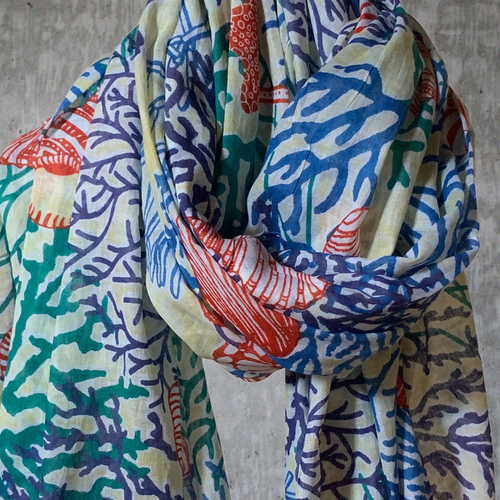 Beach Sarong / Sciarpa ✨ Blue Coral