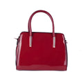 MS Borsa A Mano In Pelle Verniciata Lucida MS 7408 Con Dettagli In Metallo Dorato Per Uso Quotidiano