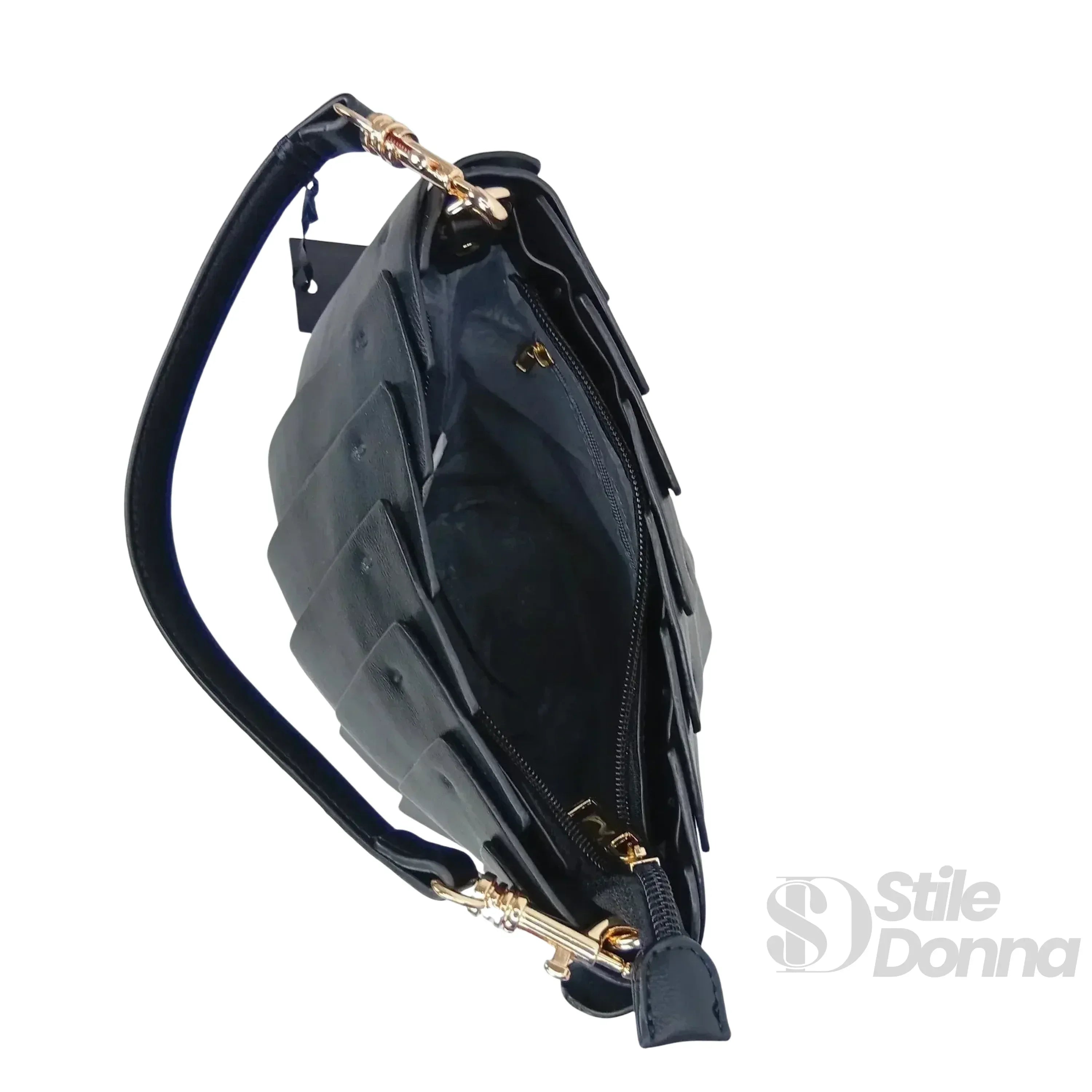 Bloom Borsa A Secchiello Bucket Tote In Pelle PU Con Finiture Dorate Per Uso Quotidiano Stile Professionale