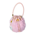 Coconuda Borsa A Secchiello In Pelliccia Sintetica Al 100 Modello MS1519 Stile Contemporaneo