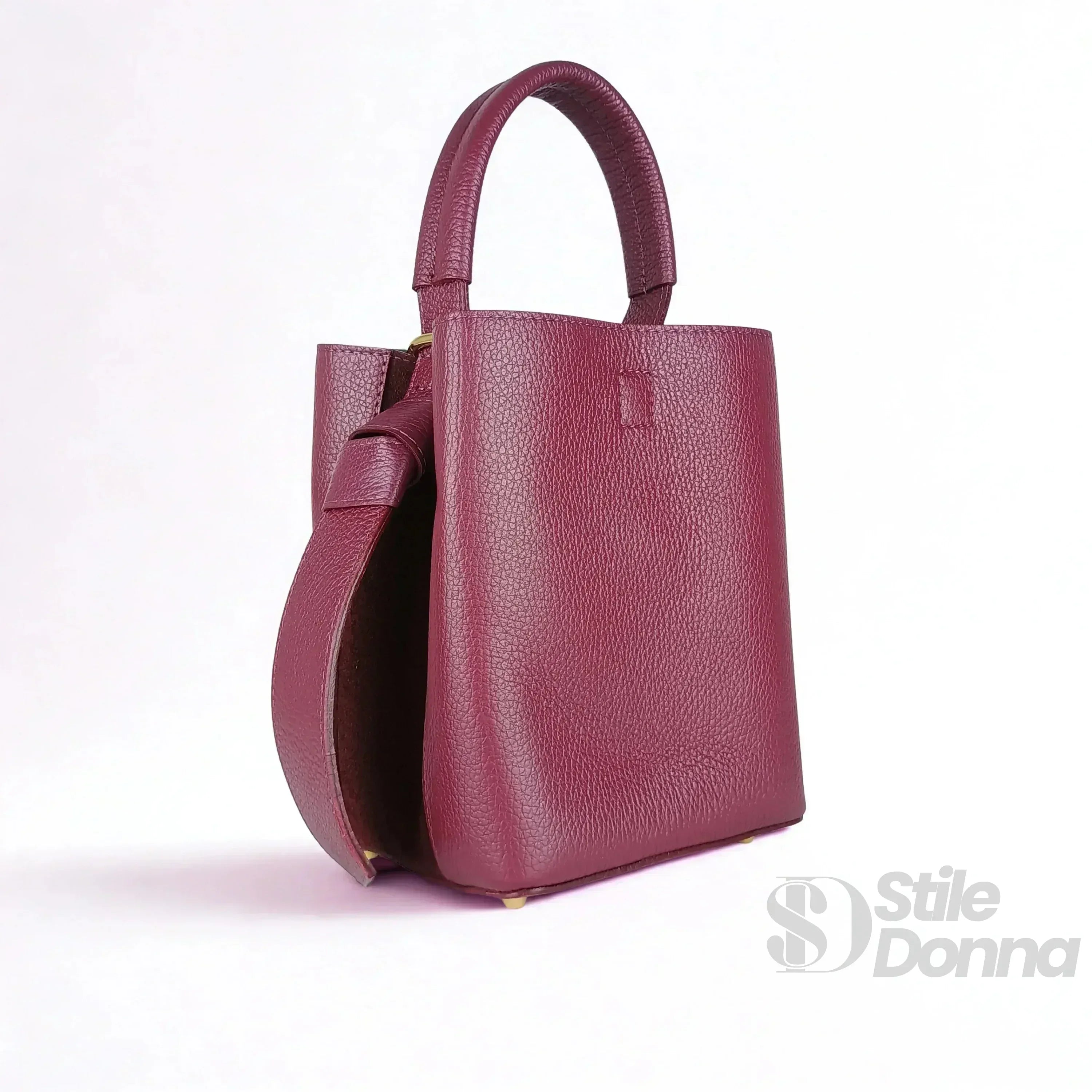 Borsa Secchiello Vera Pelle Quotidiana