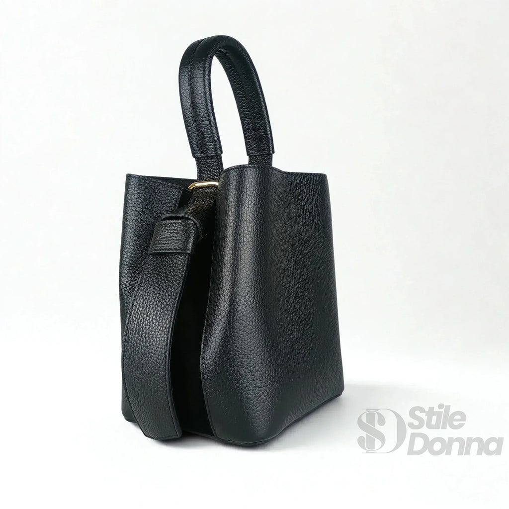 Borsa Secchiello Vera Pelle Quotidiana