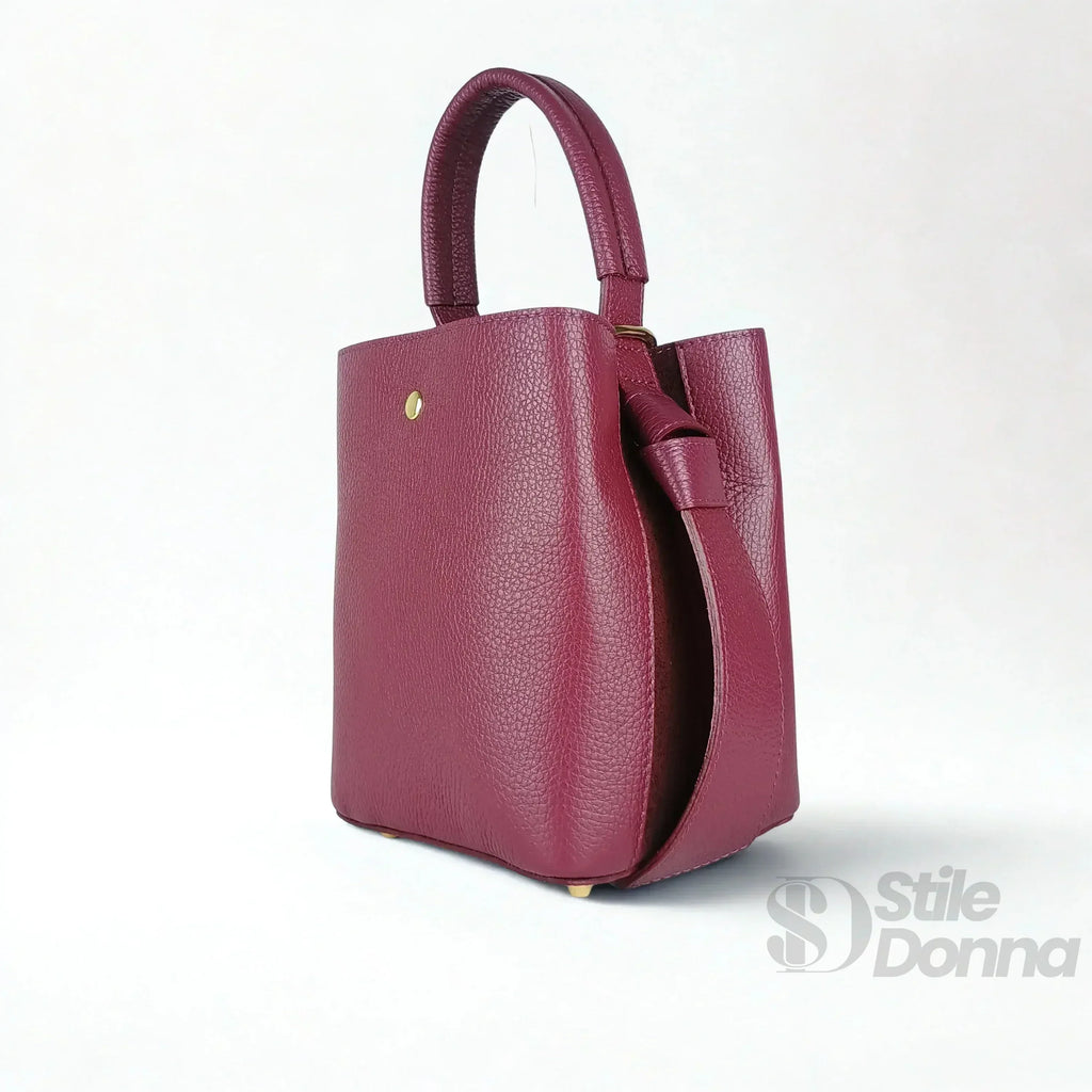 Borsa Secchiello Vera Pelle Quotidiana