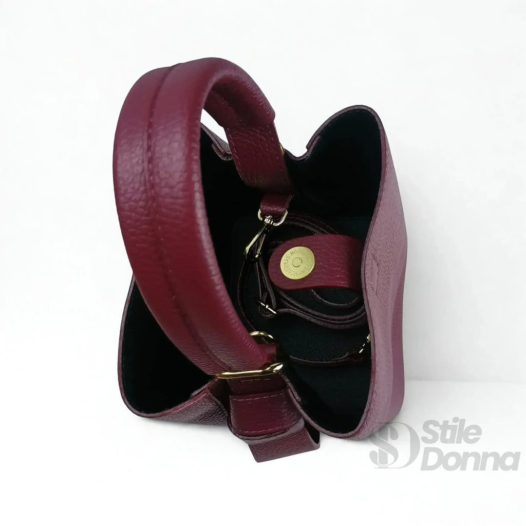 Borsa Secchiello Vera Pelle Quotidiana