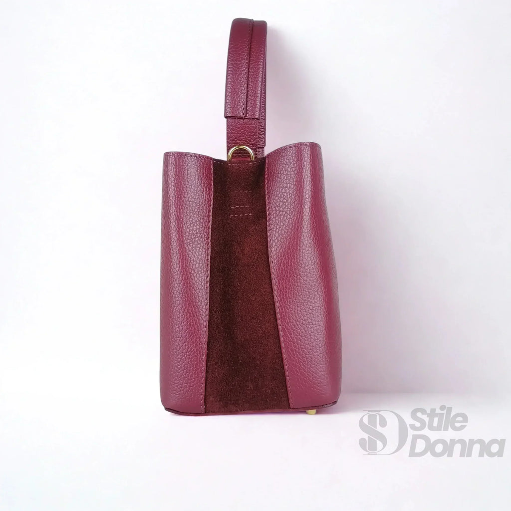 Borsa Secchiello Vera Pelle Quotidiana