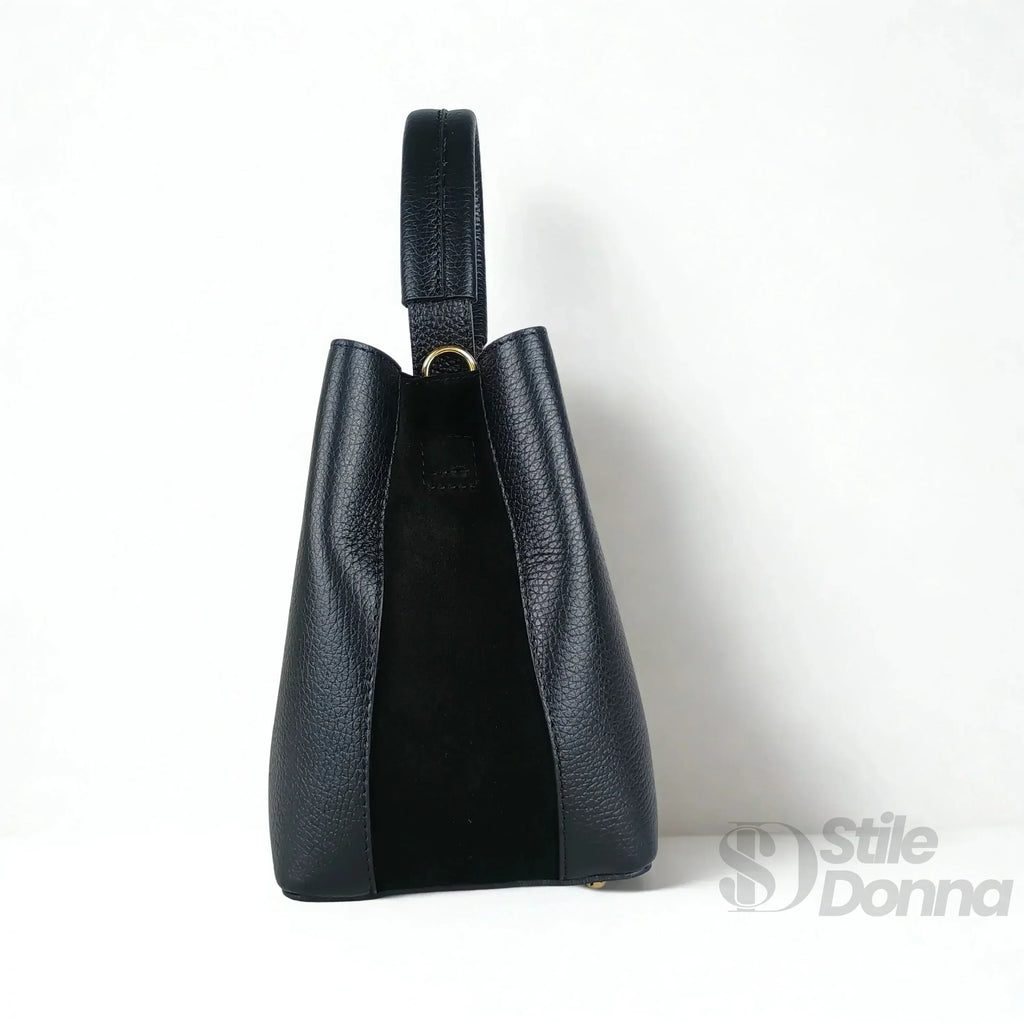 Borsa Secchiello Vera Pelle Quotidiana