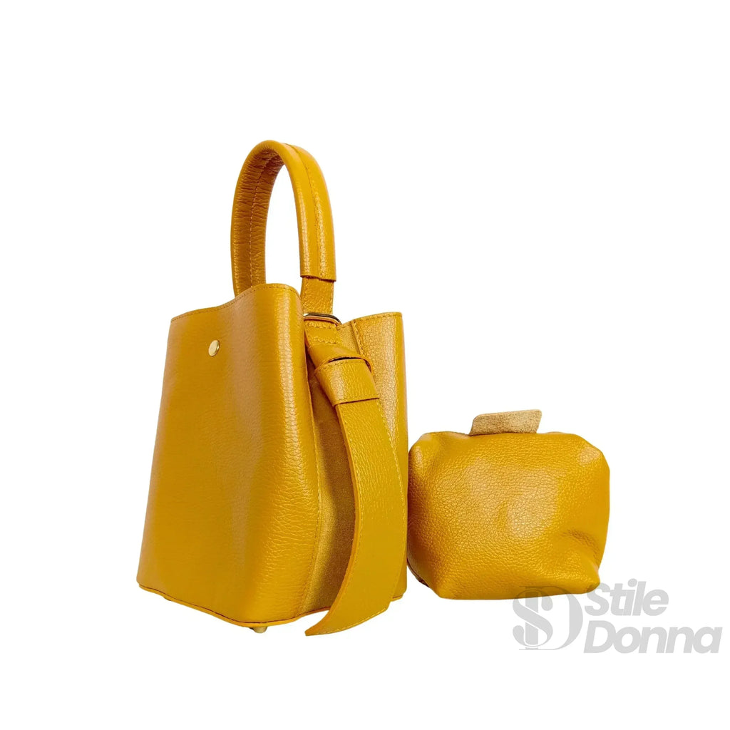 Borsa Secchiello Vera Pelle Quotidiana