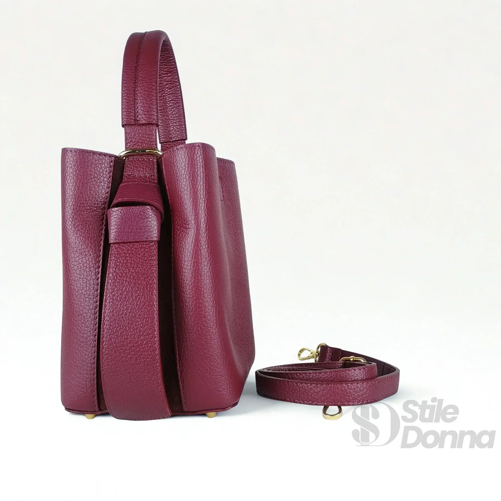 Borsa Secchiello Vera Pelle Quotidiana