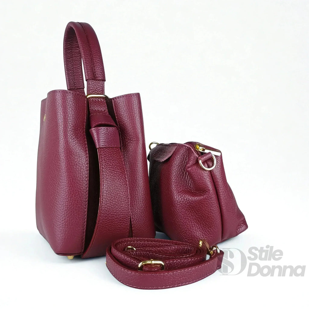 Borsa Secchiello Vera Pelle Quotidiana