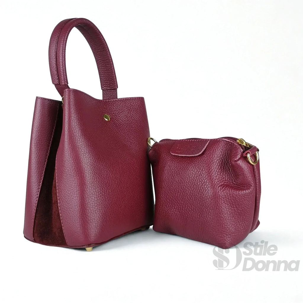 Borsa Secchiello Vera Pelle Quotidiana