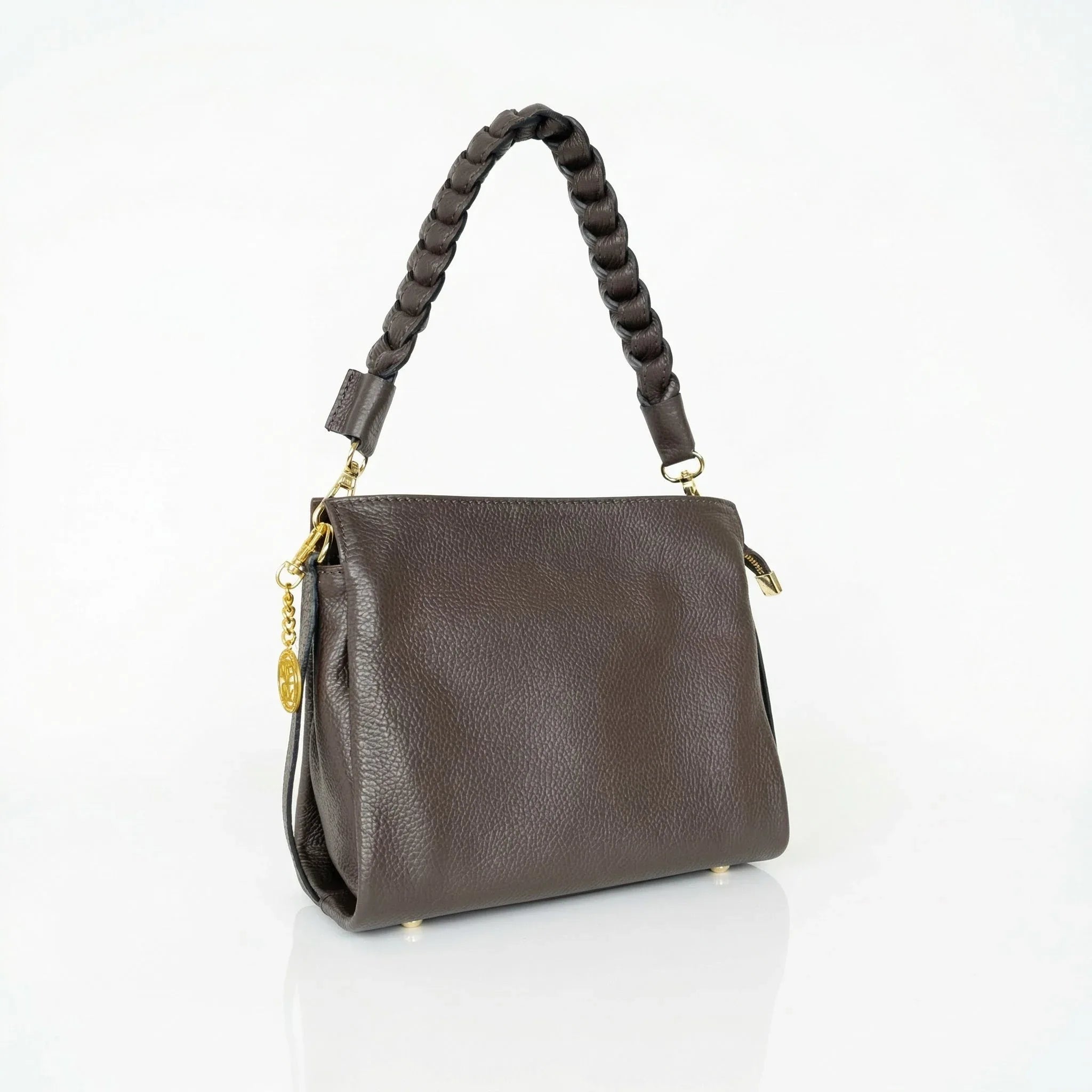 Amora Borsa a Spalla Classico in Pelle Blu