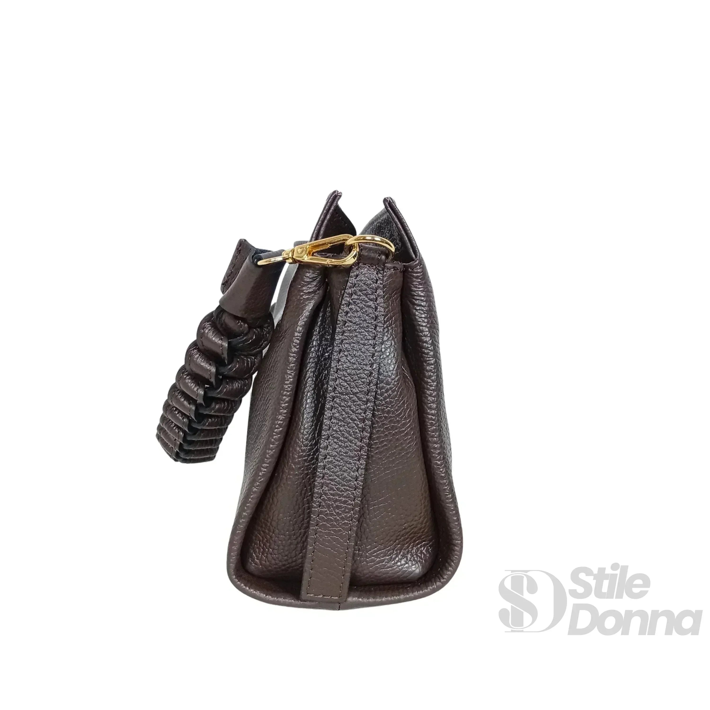 Amora Borsa a Spalla Classico in Pelle Blu