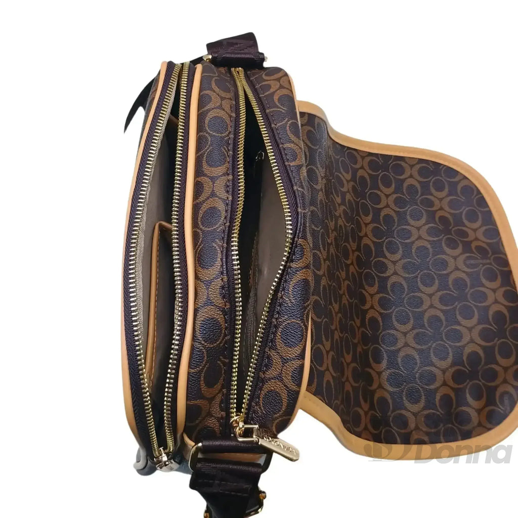 Coconuda Borsa A Tracolla MS 5490 Ecopelle Compatta Per Uso Quotidiano Con Patta Di Sicurezza Regolabile Altezza 20 Cm Larghezza 27 Cm