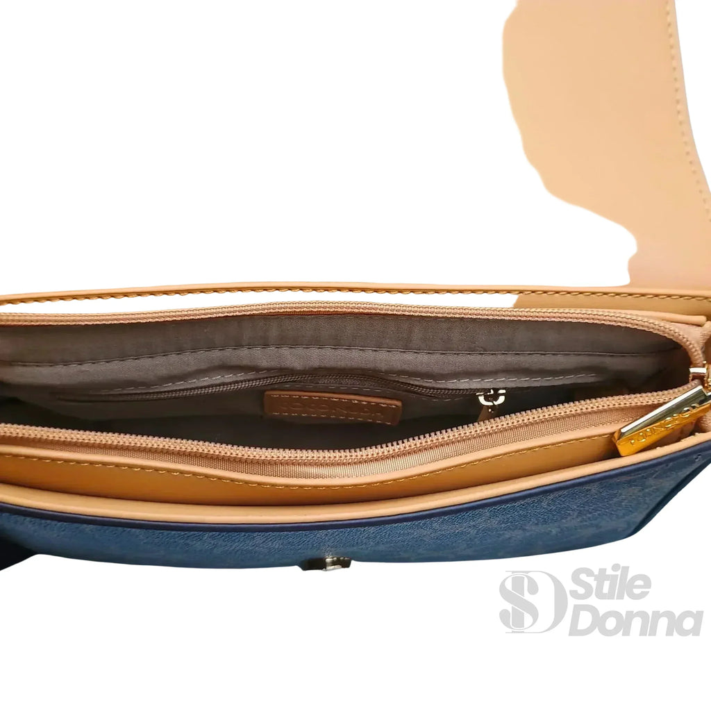 MS 9723 Borsa A Tracolla In Pelle Marrone