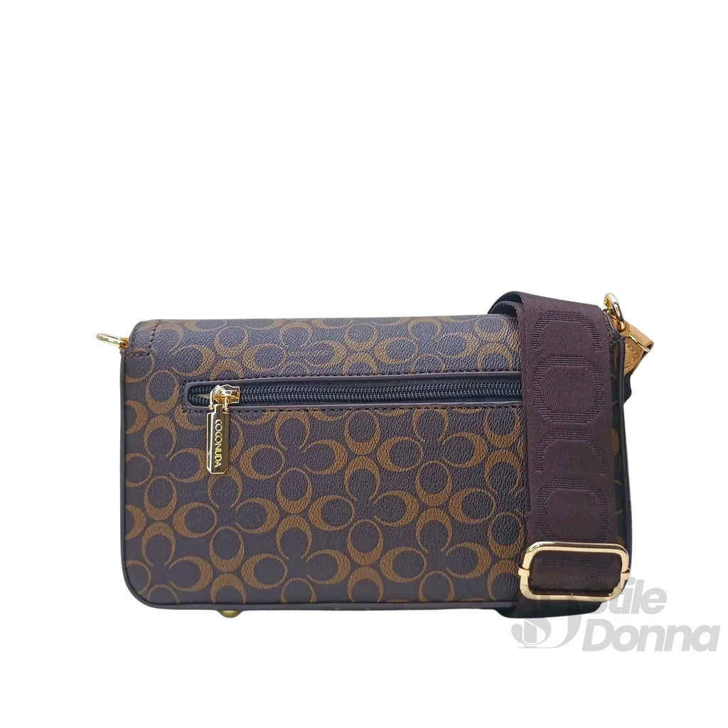 MS 9723 Borsa A Tracolla In Pelle Marrone
