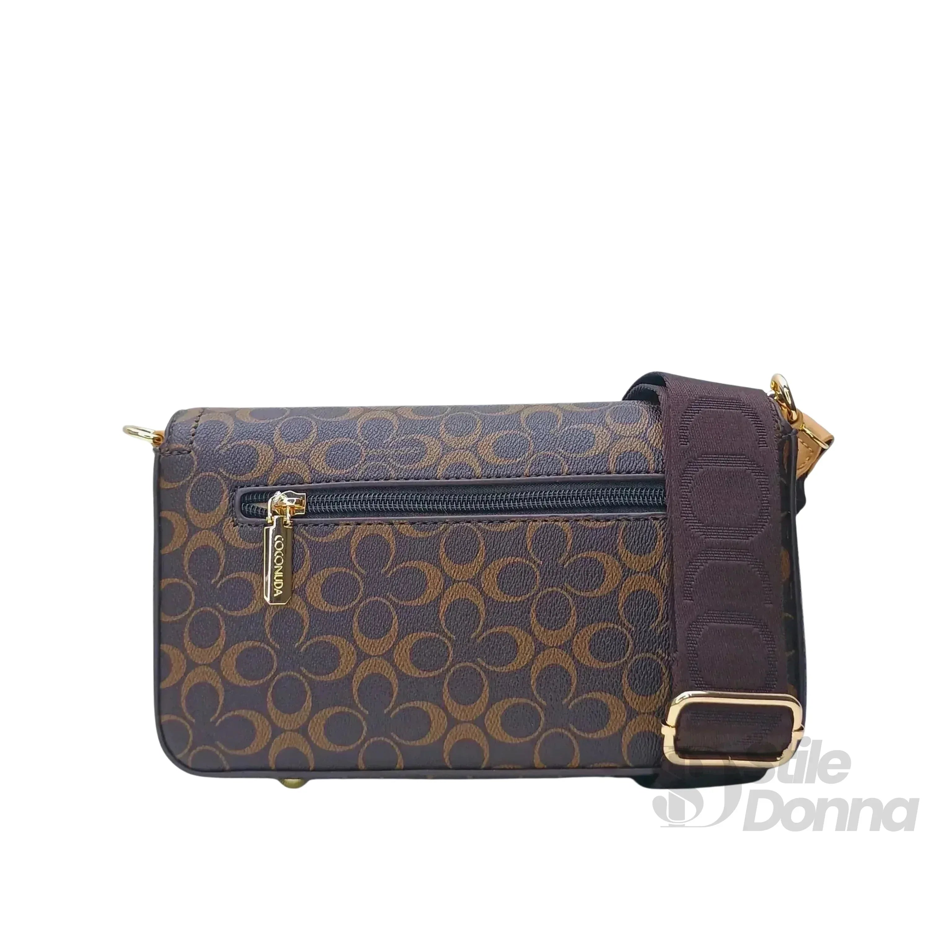 MS 9723 Borsa A Tracolla In Pelle Marrone