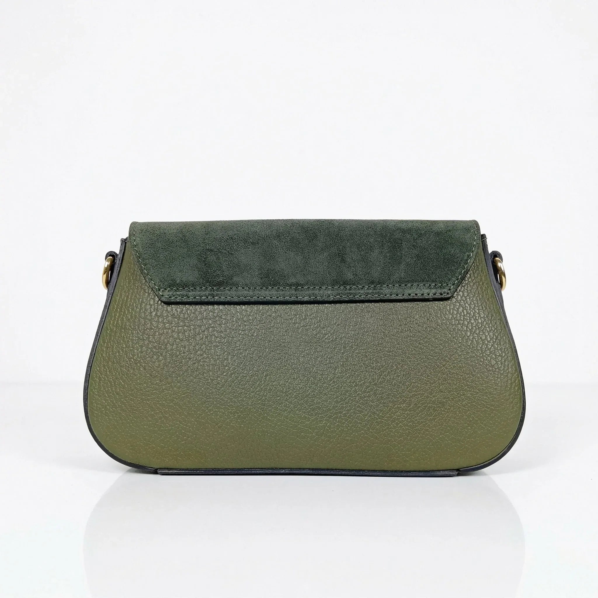 Borsa Bella Nova Crossbody in Vera Pelle e Camoscio