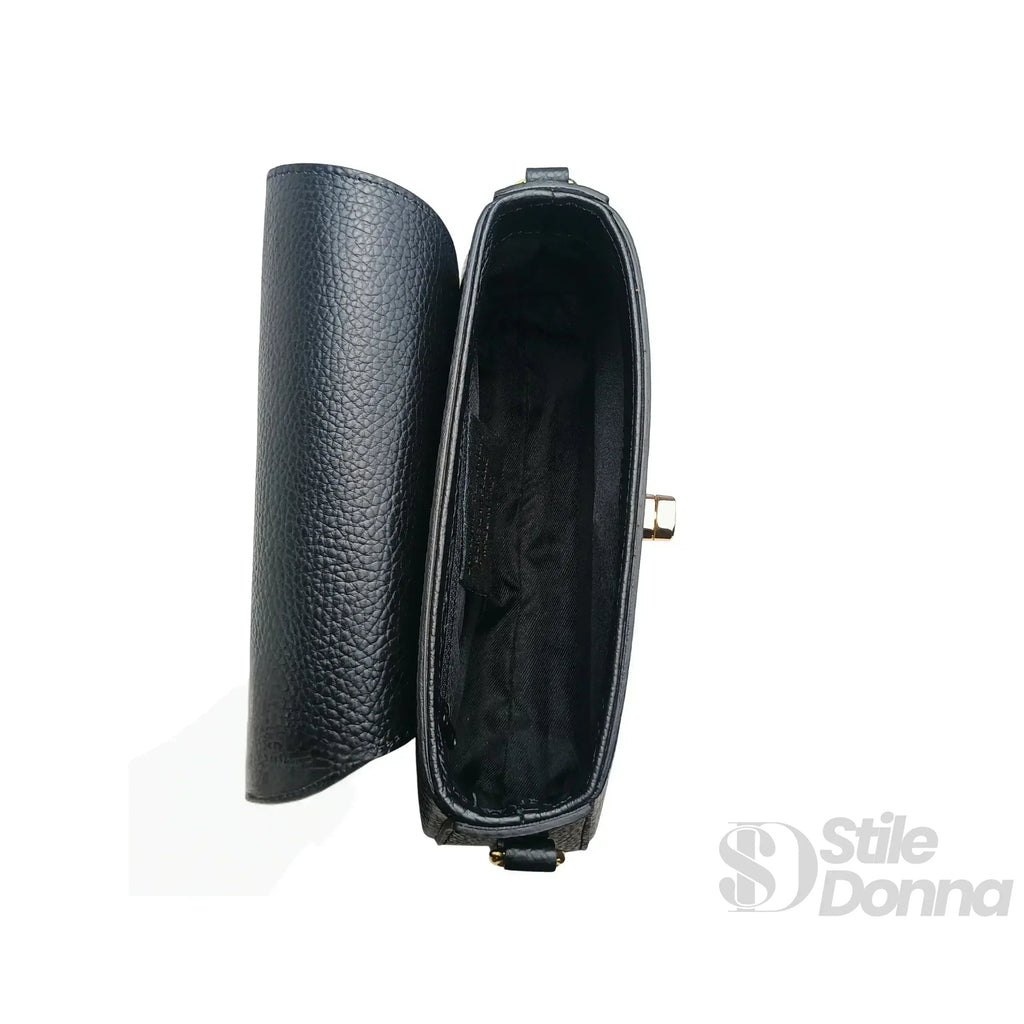Borsa Bella Nova Crossbody in Vera Pelle e Camoscio