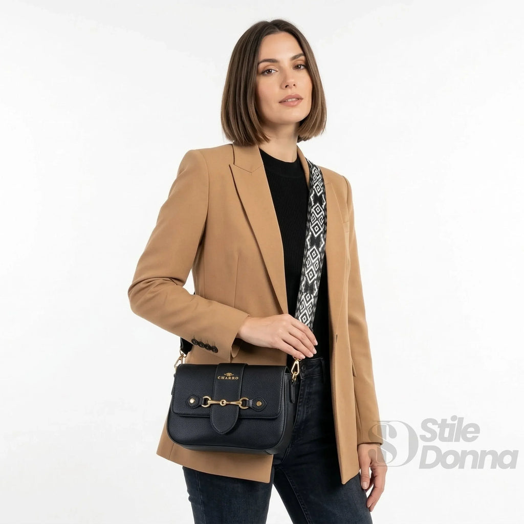 Borsa Charro in Pelle Crossbody da Donna