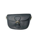Borsa Crossbody in Pelle Azzurra con Chiusura Magnetica