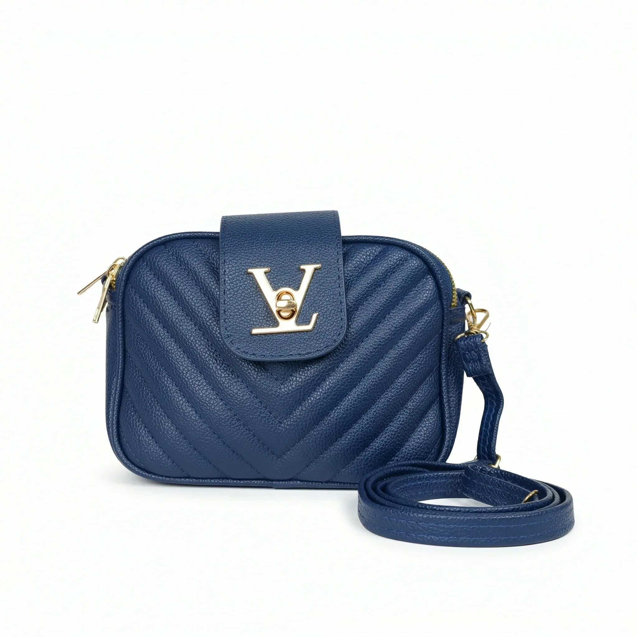 Borsa Crossbody in Pelle Trapuntata Rossa LV