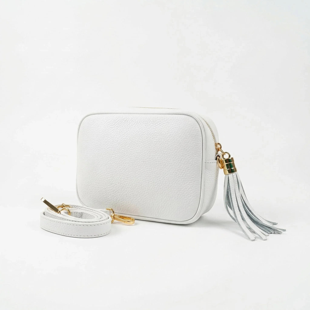 Borsa Crossbody in Vera Pelle con Tracolla Regolabile