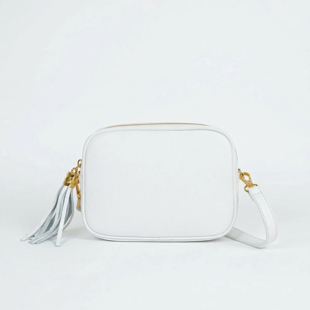 Borsa Crossbody in Vera Pelle con Tracolla Regolabile