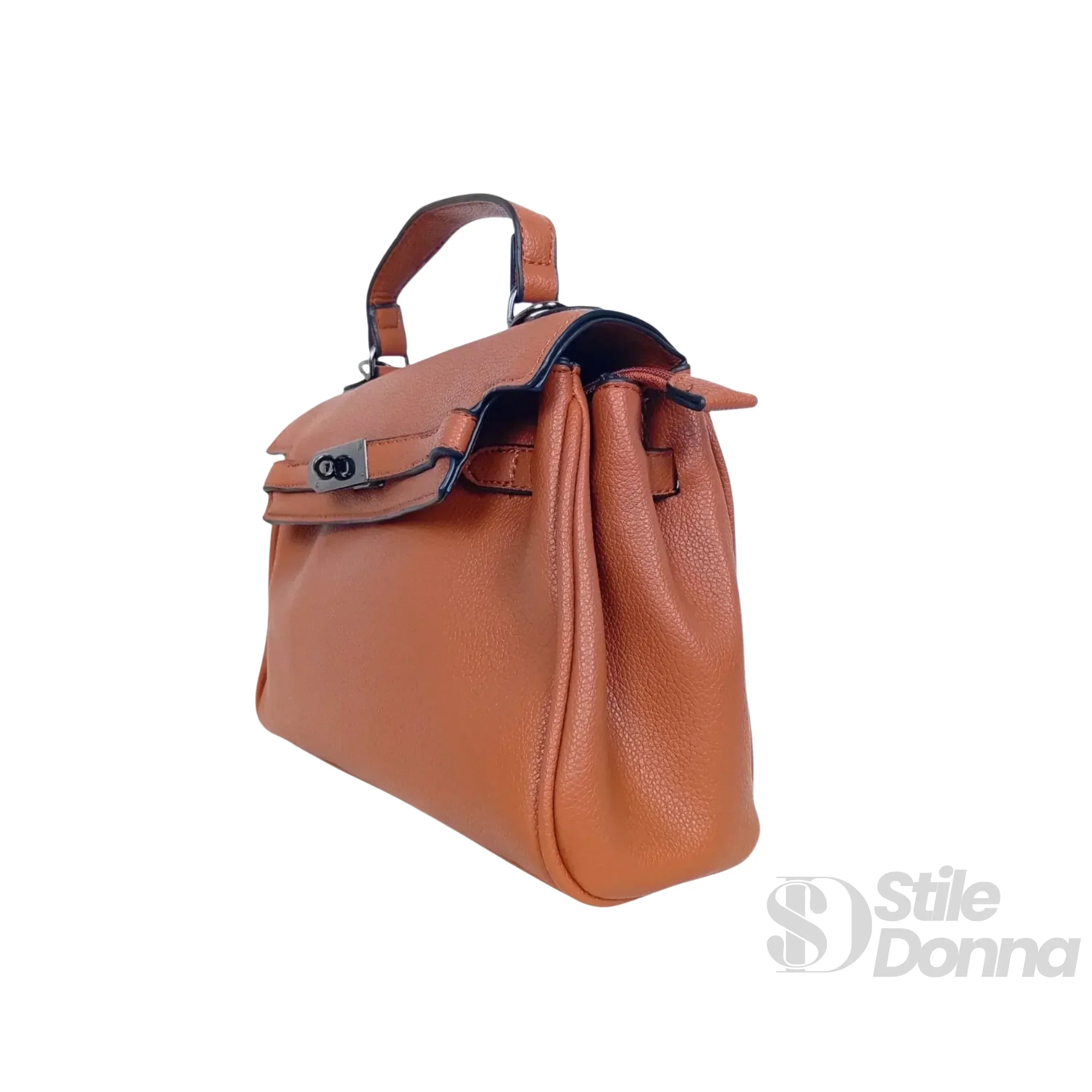 MS-8800 Borsa Donna Ecopelle Marrone 17 cm