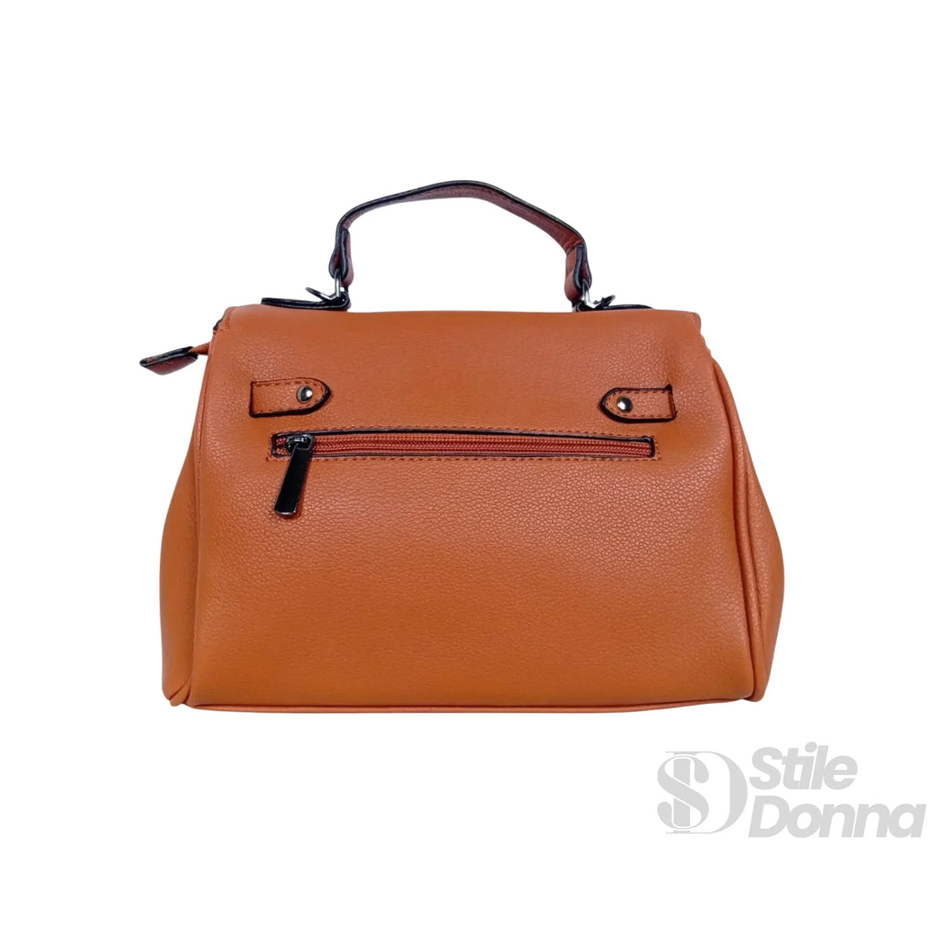 MS-8800 Borsa Donna Ecopelle Marrone 17 cm