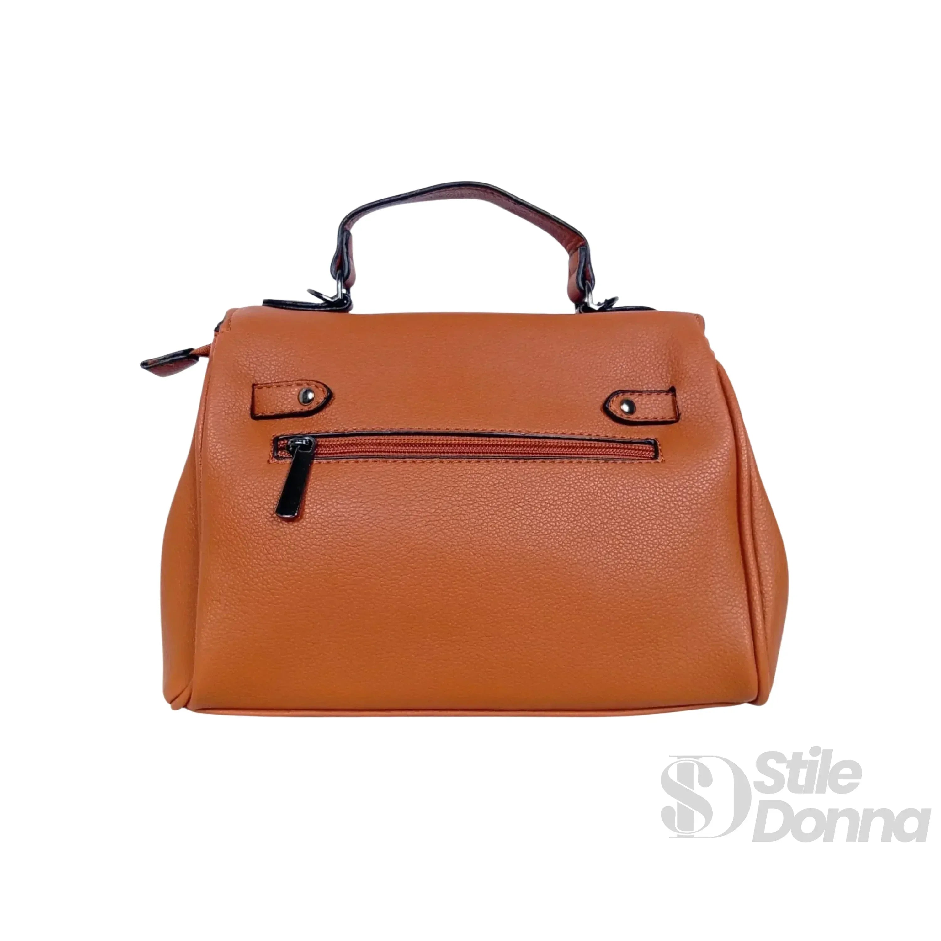 MS-8800 Borsa Donna Ecopelle Marrone 17 cm