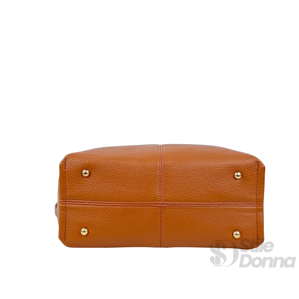 Coconuda Borsa Hobo Marrone Ecopelle Pebbled