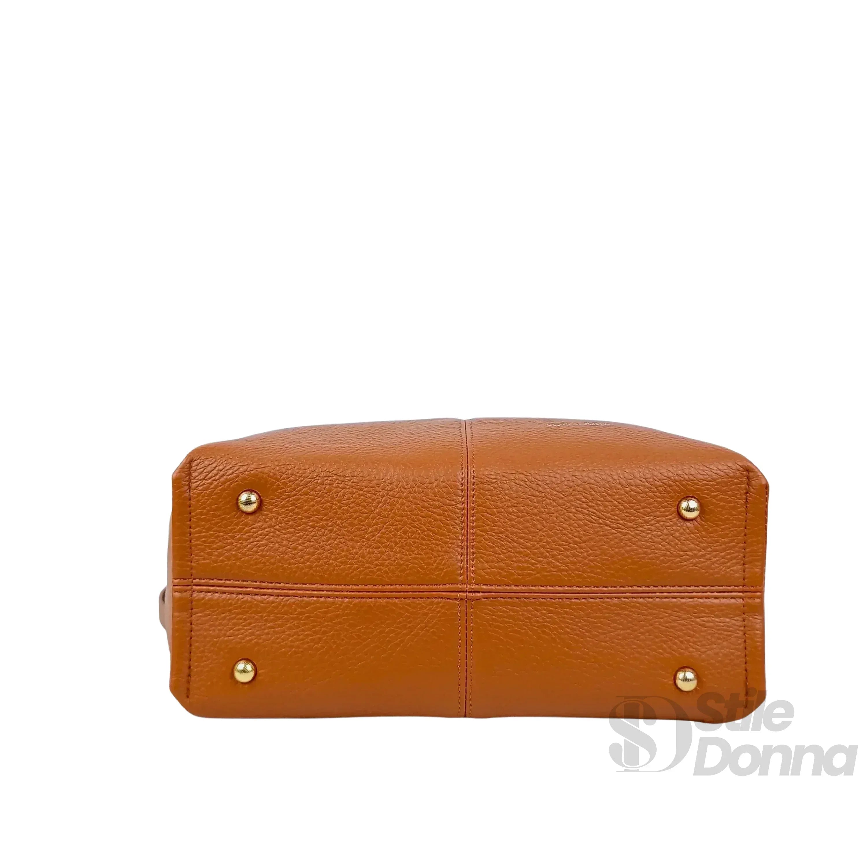 Coconuda Borsa Hobo Marrone Ecopelle Pebbled