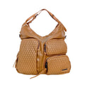 Valentini Borsa Hobo In Pelle PU Per Donna Con Finiture In Metallo Argentato E Interno In Microfibra Antistrappo