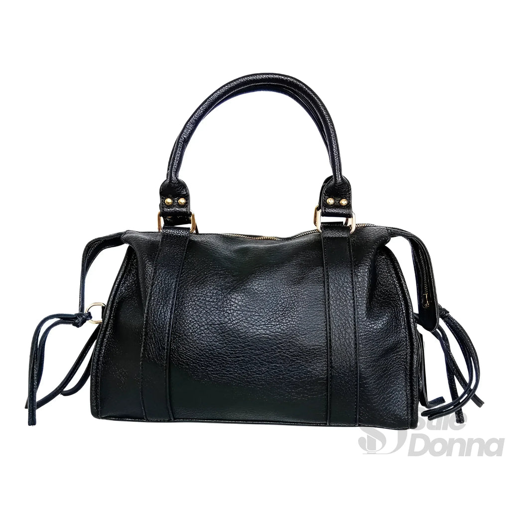 Borsa In Ecopelle Con Ferrure Dorata