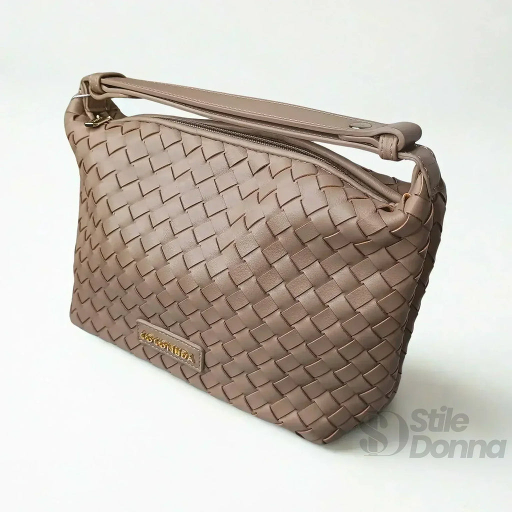 Coconuda Borsa Intrecciata Ecopelle Con Manico