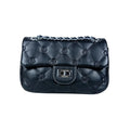 Borsa In Pelle PU Con Tracolla A Catena Argento, Versatile Per Quotidiano E Occasioni
