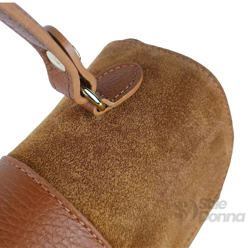 Borsa In Pelle Scamosciata Venezia