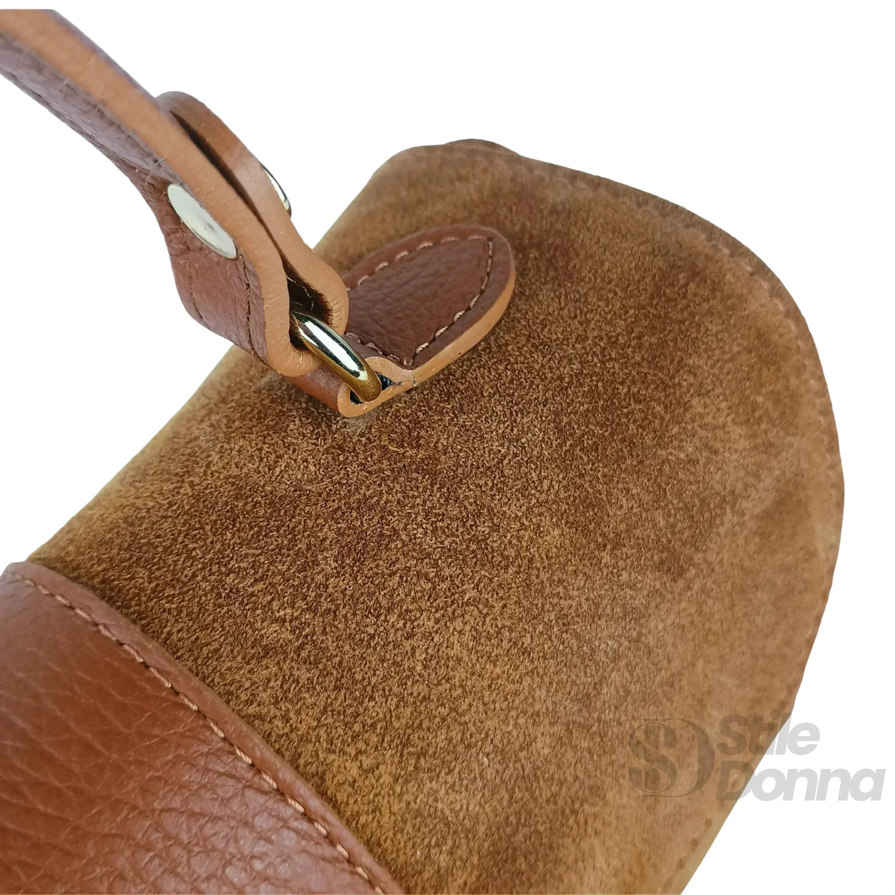 Borsa In Pelle Scamosciata Venezia
