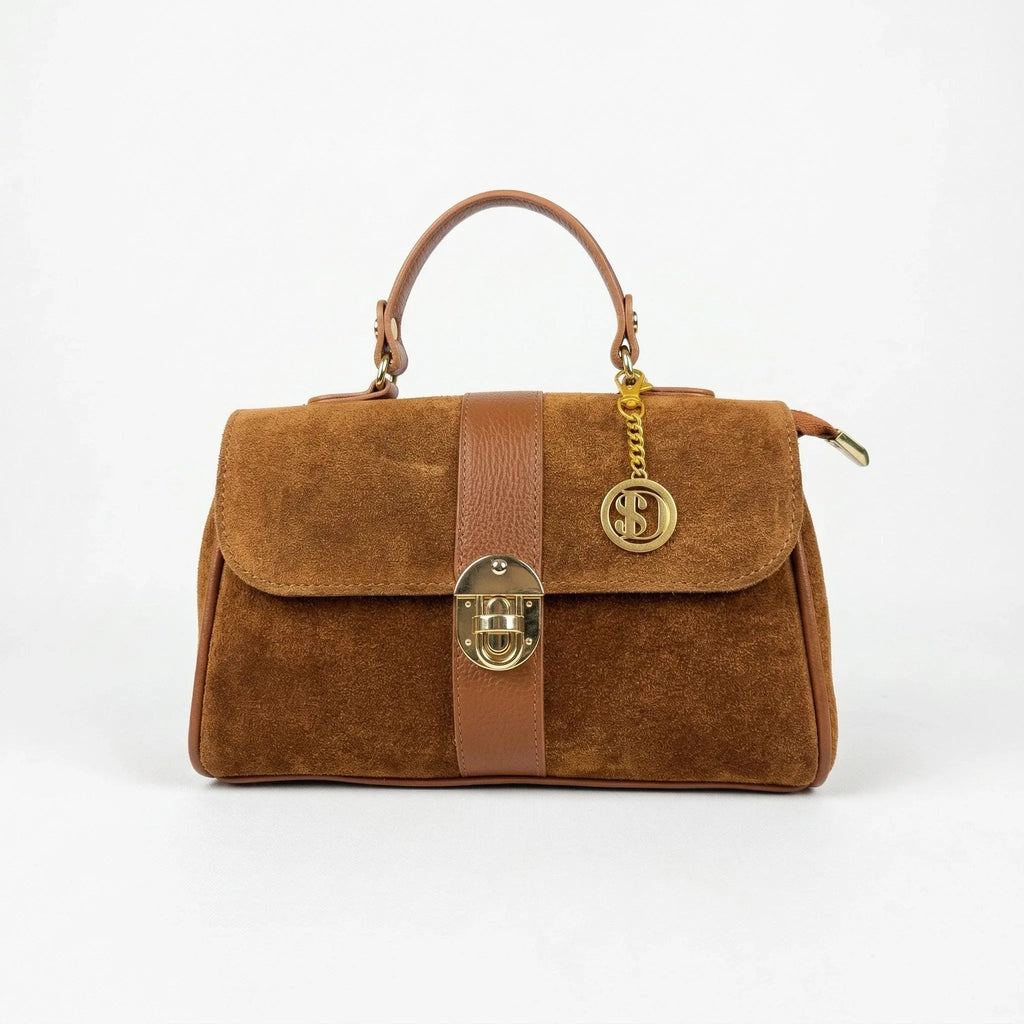 Borsa In Pelle Scamosciata Venezia