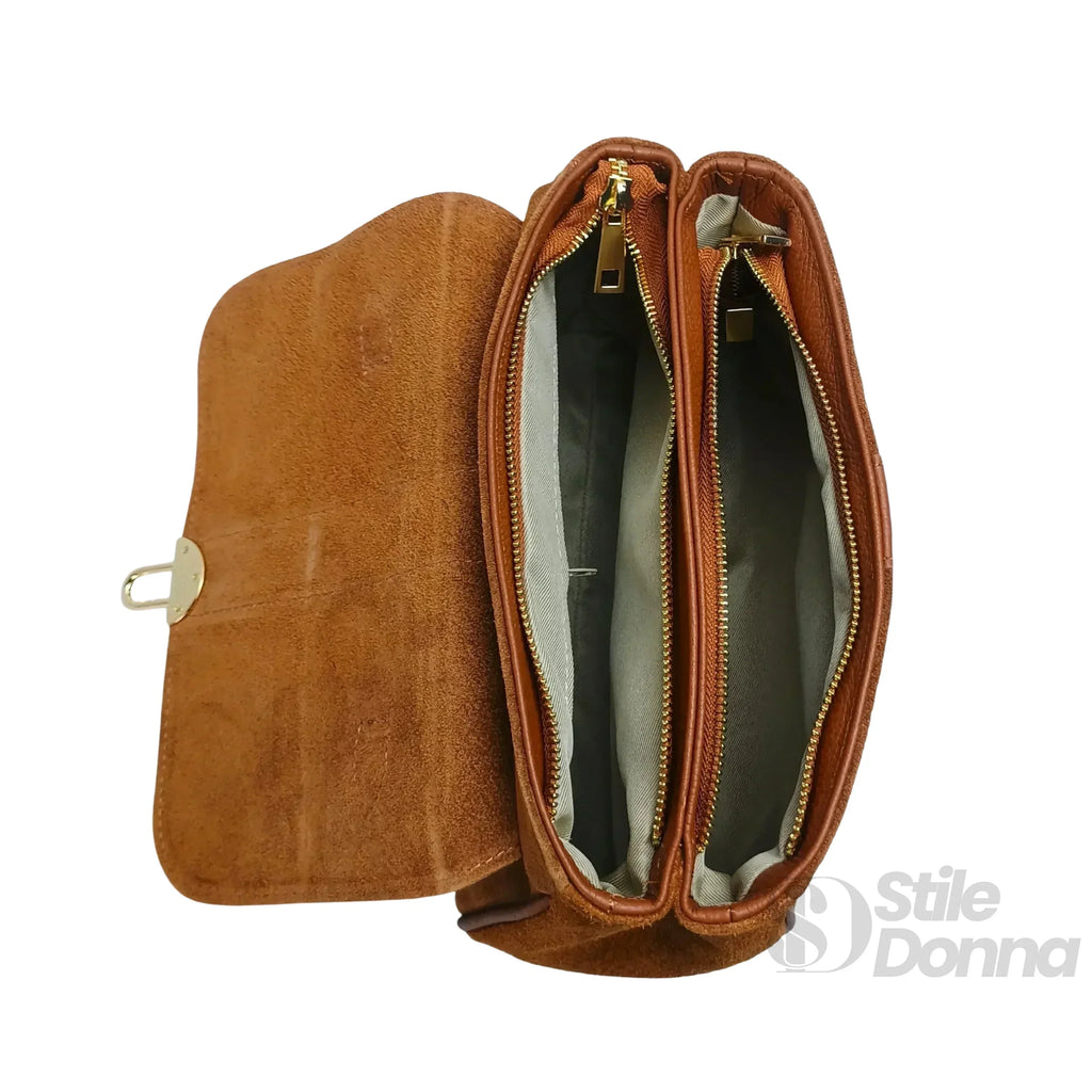 Borsa In Pelle Scamosciata Venezia