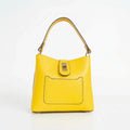 The Stile Aura Borsa In Vera Pelle Modello Aura Con Finiture Dorate Prodotta In Italia