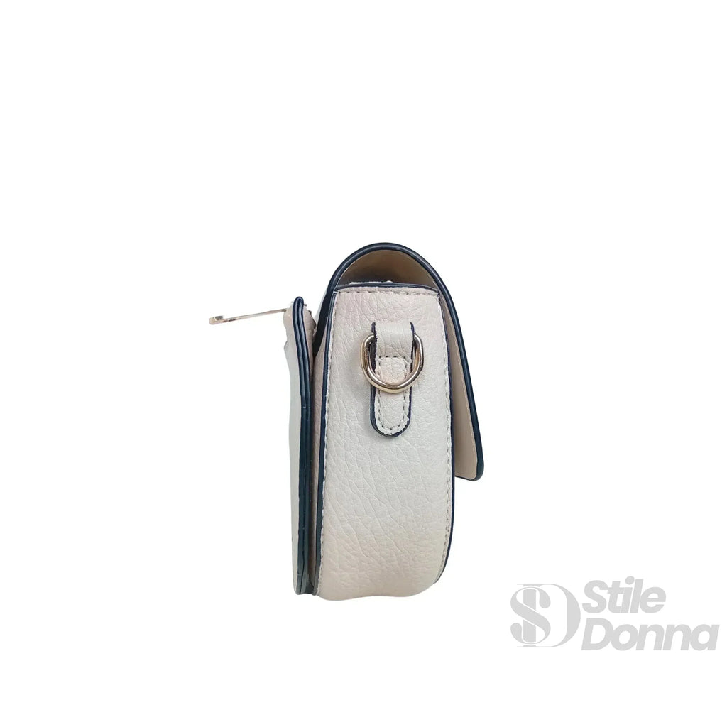 Borsa Mezzaluna In Ecopelle Con Dettagli Dorati Design Compatto Facile Da Pulire Per Uso Quotidiano